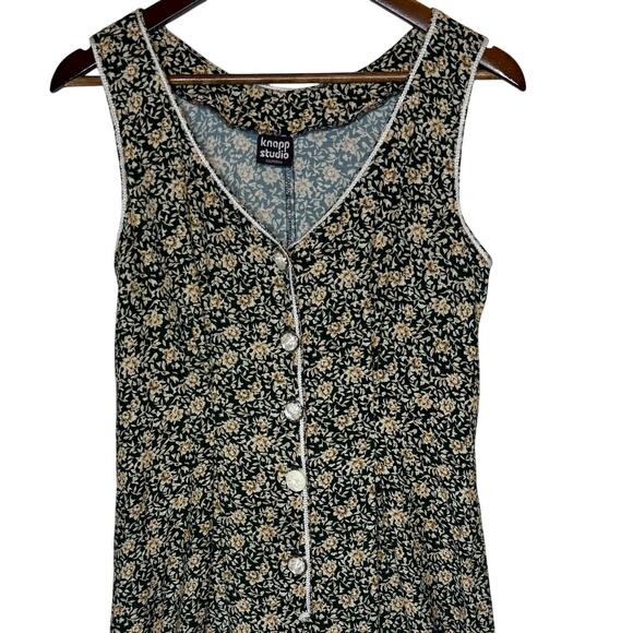 Knapp Studio Vintage Floral Wide Leg Crop Jumpsuit - Picture 2 of 6